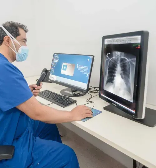 Radiografía de Columna Unión Cérvico Dorsal
